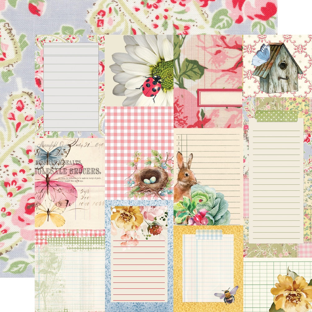 Simple Vintage Spring Garden Double-Sided Cardstock 12"X12"-Select Style