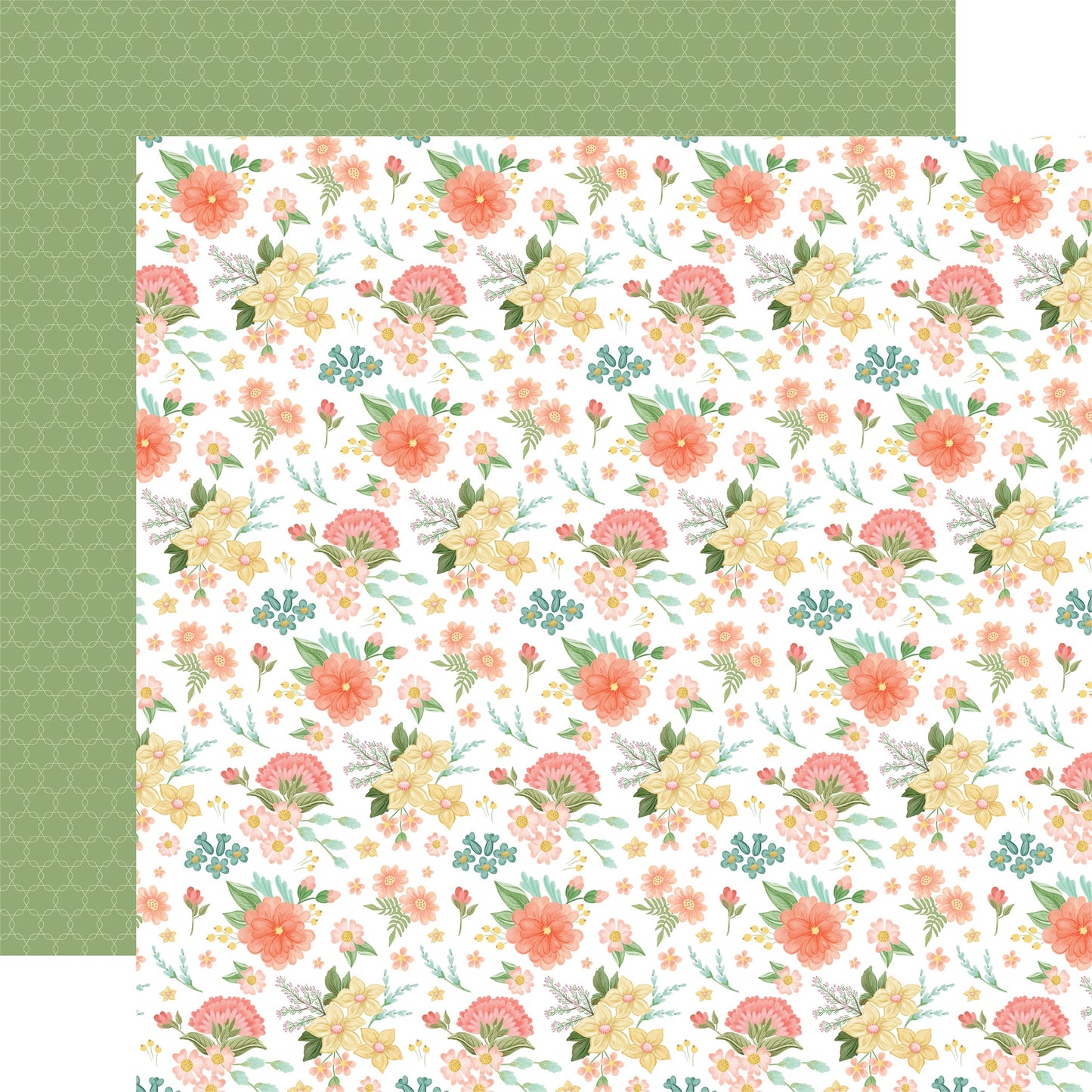 Here Comes Spring Double-Sided Cardstock 12"X12"-Spring Sun Hat