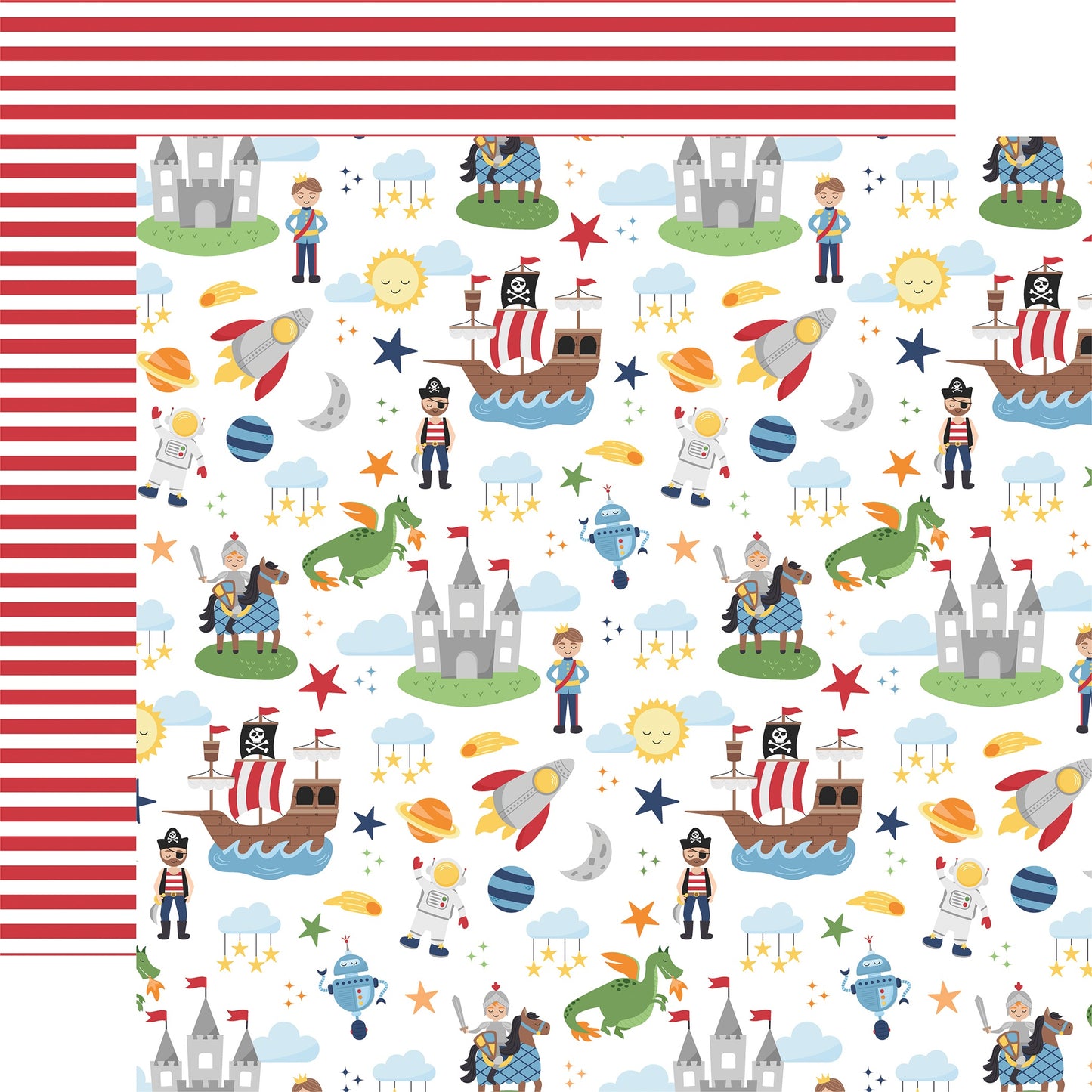 My Little Boy Double-Sided Cardstock 12"X12"-Select Style