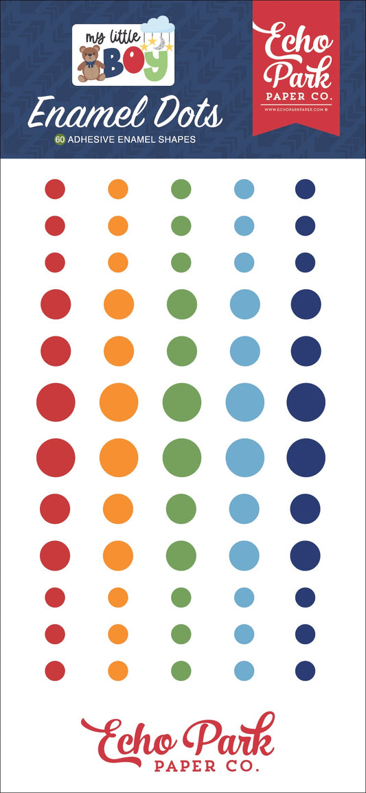 Echo Park Enamel Dots-My Little Boy