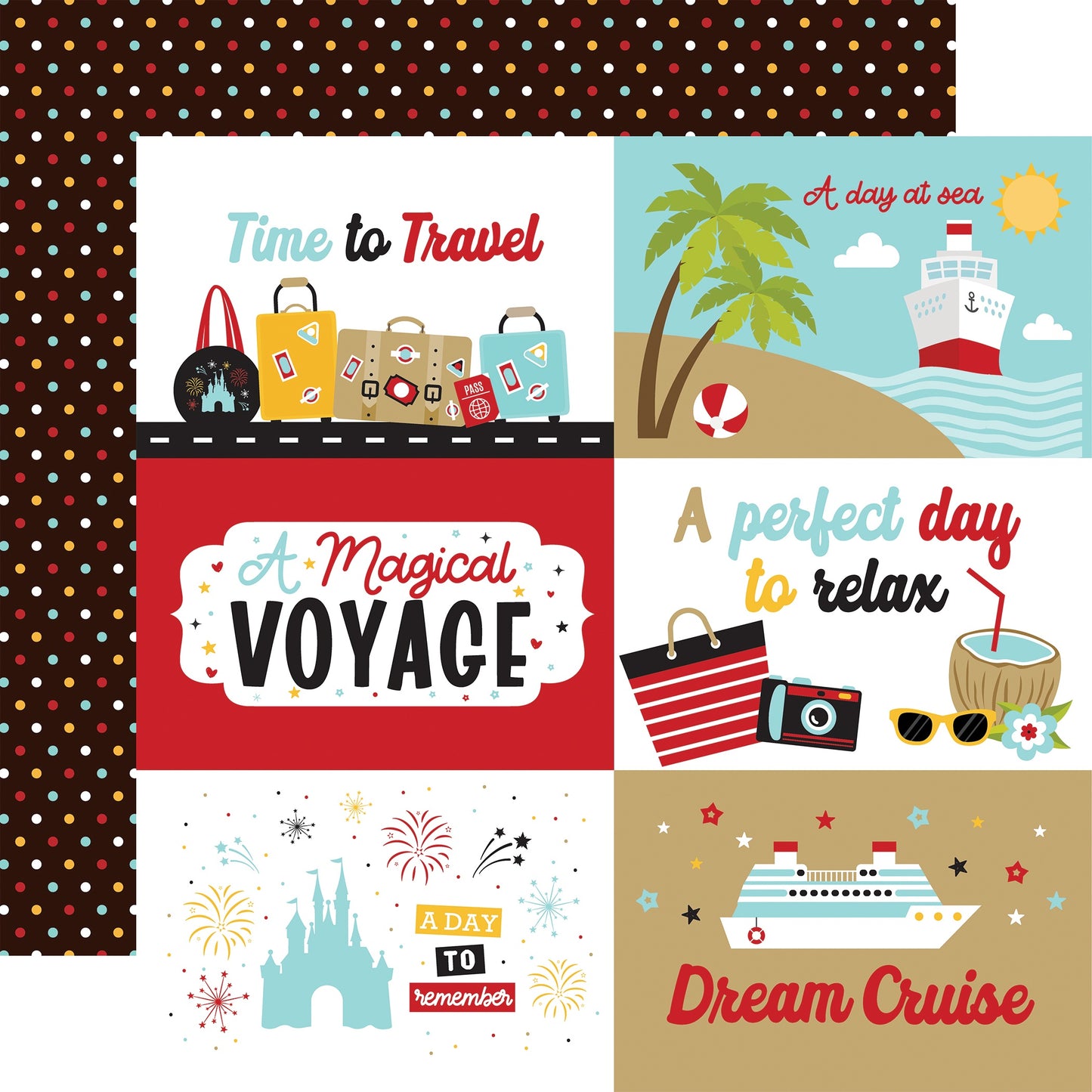 A Magical Voyage Double-Sided Cardstock 12"X12"-Select Style