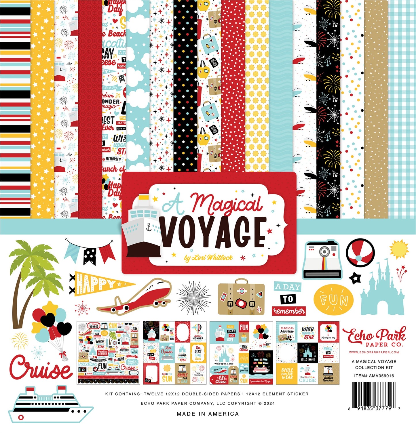 Echo Park Collection Kit 12"X12"-A Magical Voyage