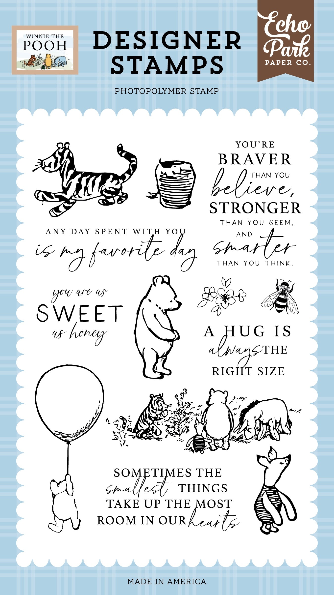 Winnie The Pooh Stamps-Pooh And Friends