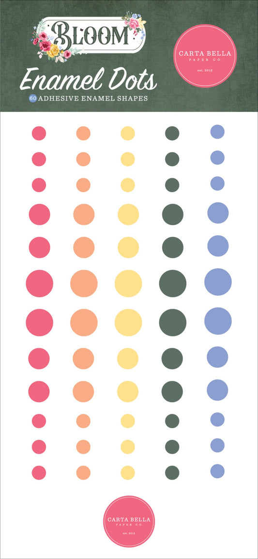 Carta Bella Enamel Dots-Bloom