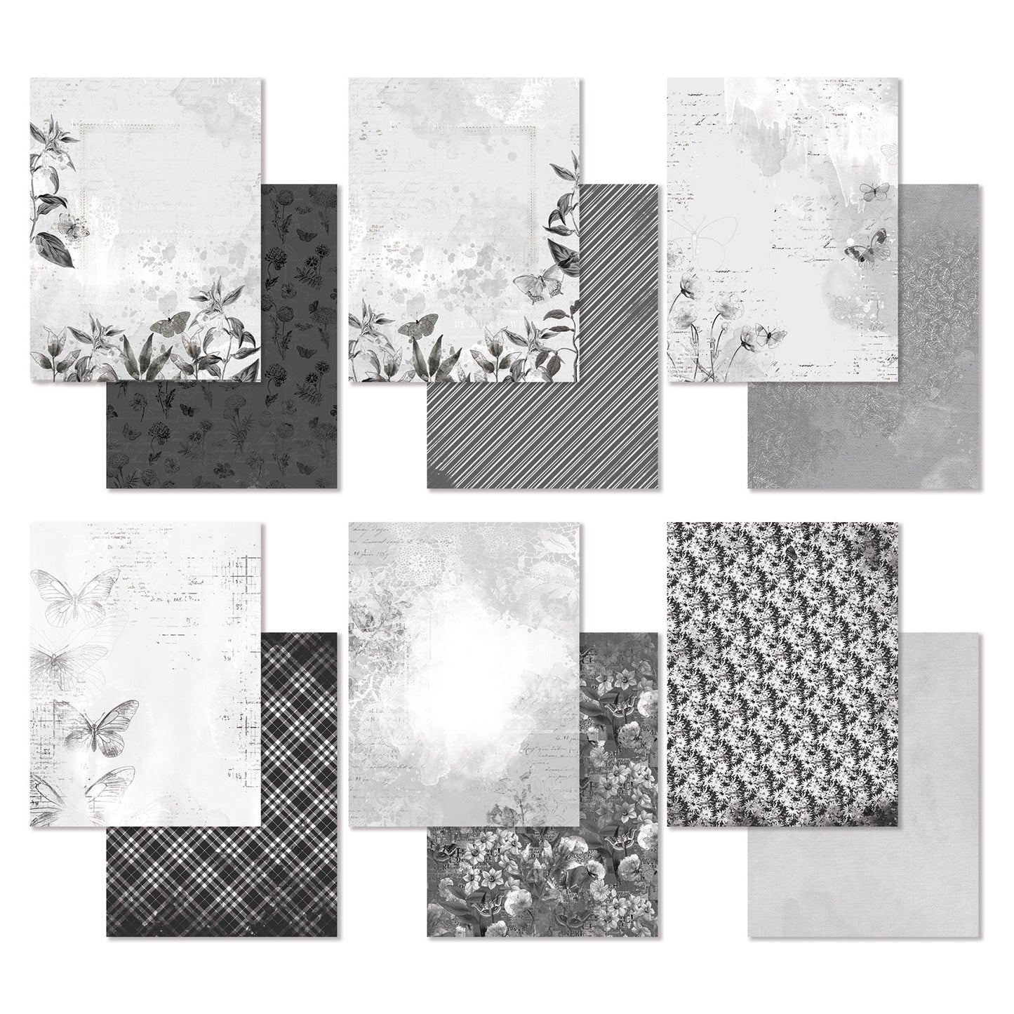 49 And Market Collection Pack 6"X8"-Color Swatch: Charcoal