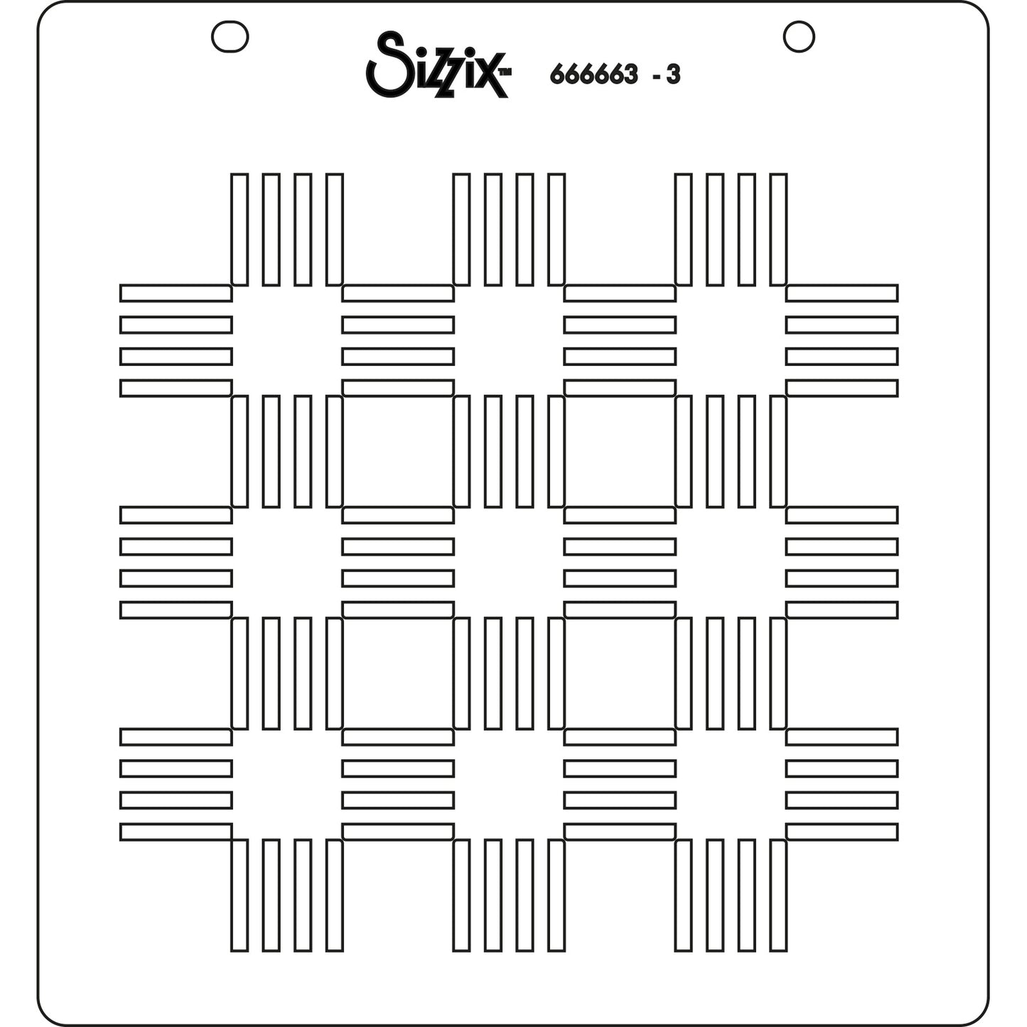 Sizzix Layered Stencils By Catherine Pooler 4/Pkg-Pool Deck