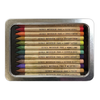 Tim Holtz Distress Watercolor Pencil 12/Pkg-Set 4