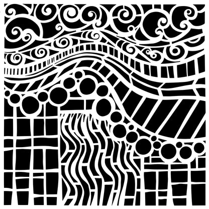 Crafter's Workshop Stencil 6"X6"- Select Style