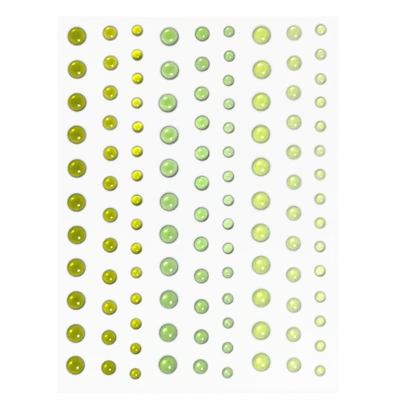 Hero Arts Hero Hues Enamel Dots-Translucent Greens