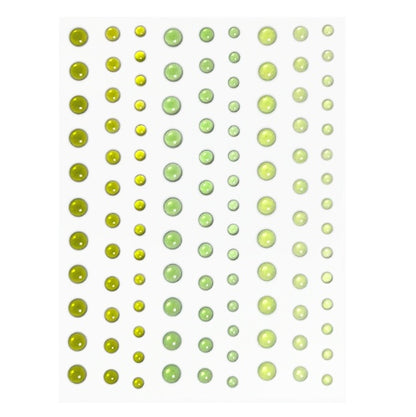 Hero Arts Hero Hues Enamel Dots-Translucent Greens