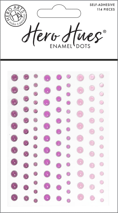 Hero Arts Hero Hues Enamel Dots-Translucent Pinks