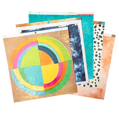 Vicki Boutin Mixed Media Paper Pad 12"X12" 48/Pkg-Double-Sided Printed