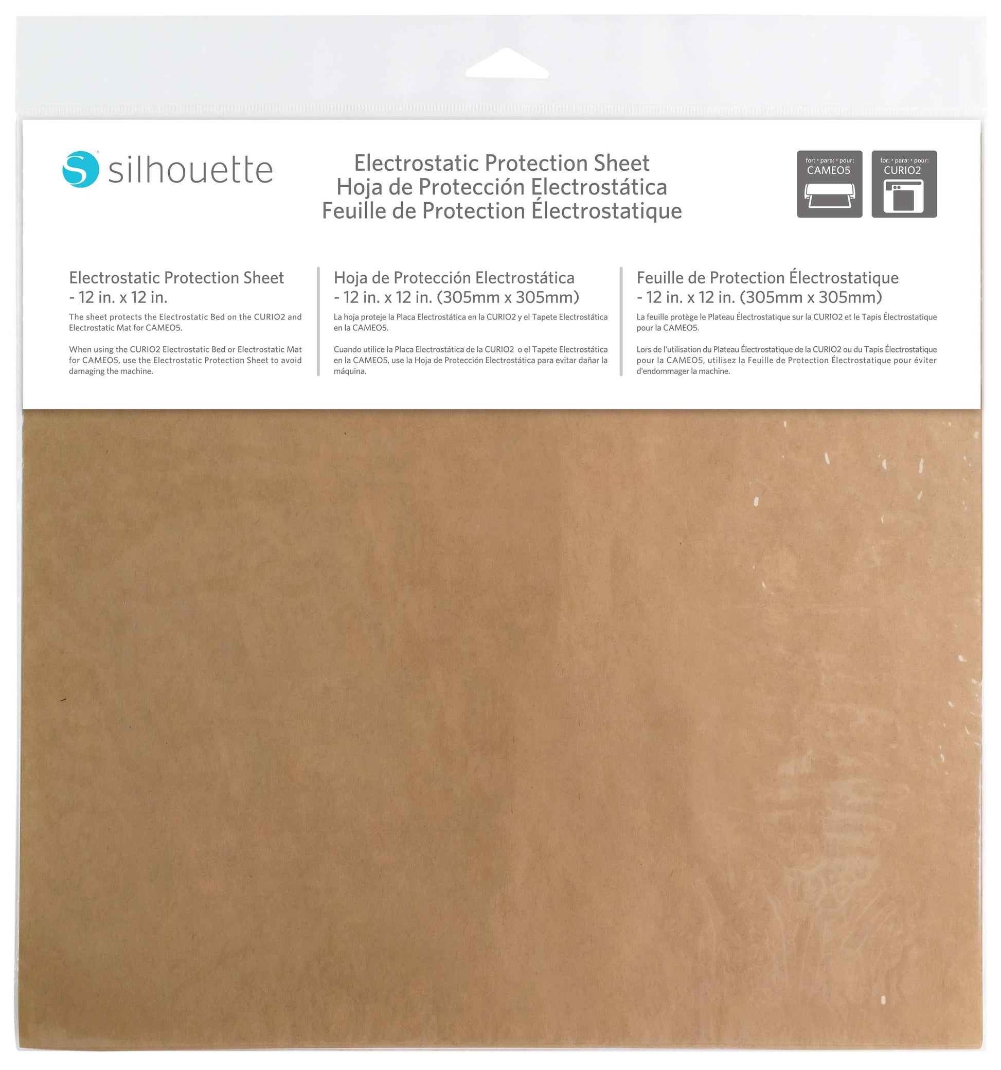 Silhouette Electrostatic Protection Sheet 12"X12"-1 Piece