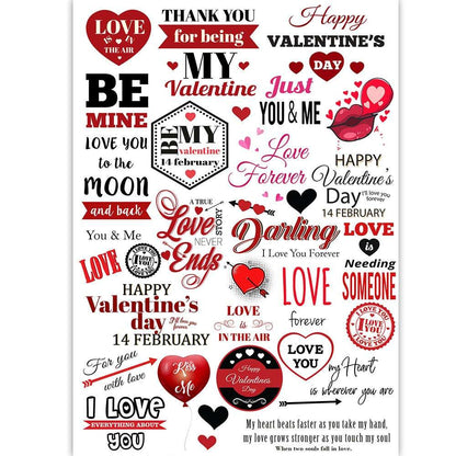 Dress My Craft Transfer Me Sheet A4-Be Mine Valentine