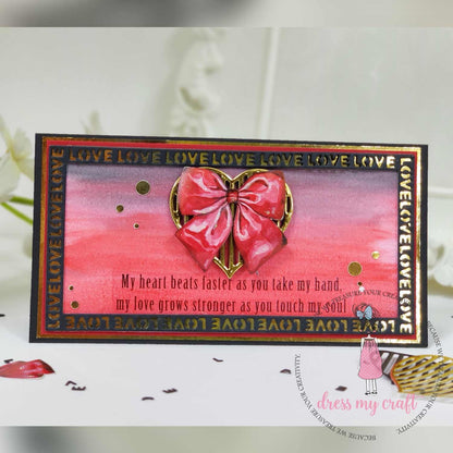 Dress My Craft Transfer Me Sheet A4-Be Mine Valentine