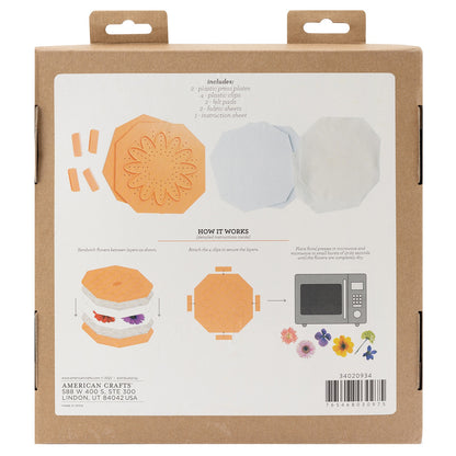 American Crafts Quicksie Daisy Flower Press Kit-15 Pieces