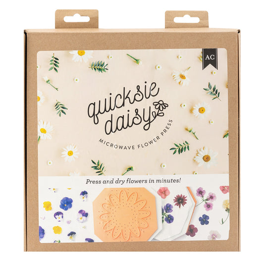 American Crafts Quicksie Daisy Flower Press Kit-15 Pieces
