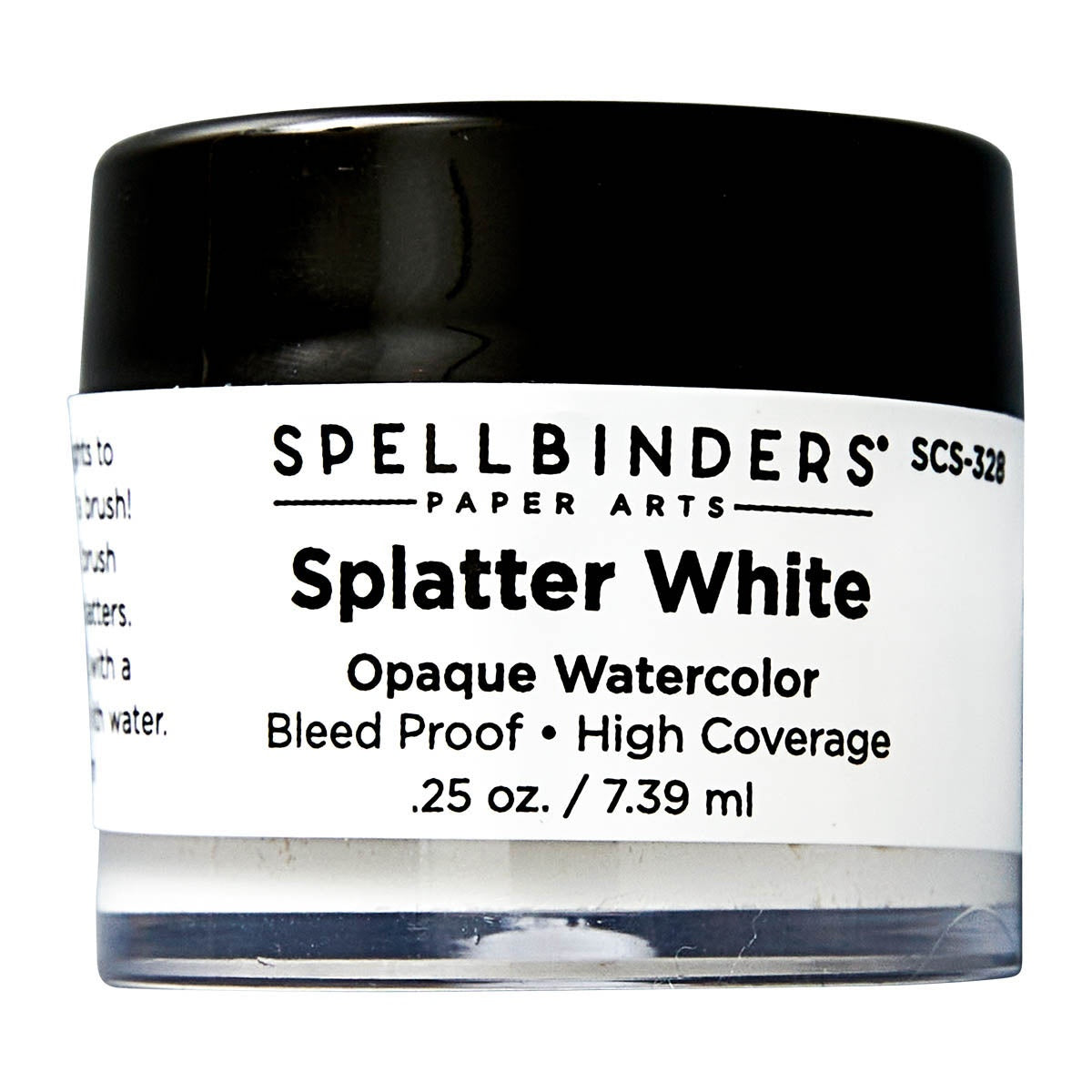 Spellbinders Printed Die-Cuts From Dancin' Watercolor-Splatter White Opaque Watercolor