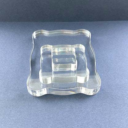 Tonic Studios Acrylic Stamping Blocks-1"x1"; 2"x2"; 3"x4"