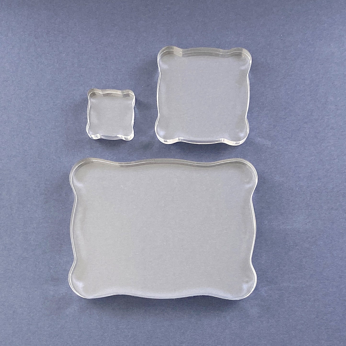 Tonic Studios Acrylic Stamping Blocks-1"x1"; 2"x2"; 3"x4"