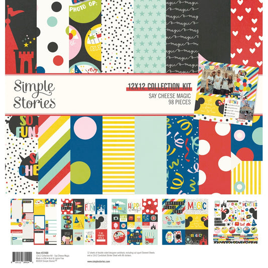 Simple Stories Collection Kit 12"X12"-Say Cheese Magic