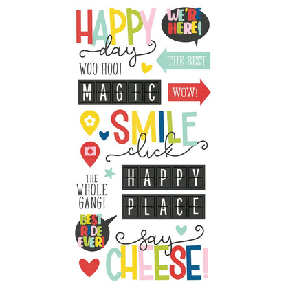 Say Cheese Magic Stickers 37/Pkg-Foam