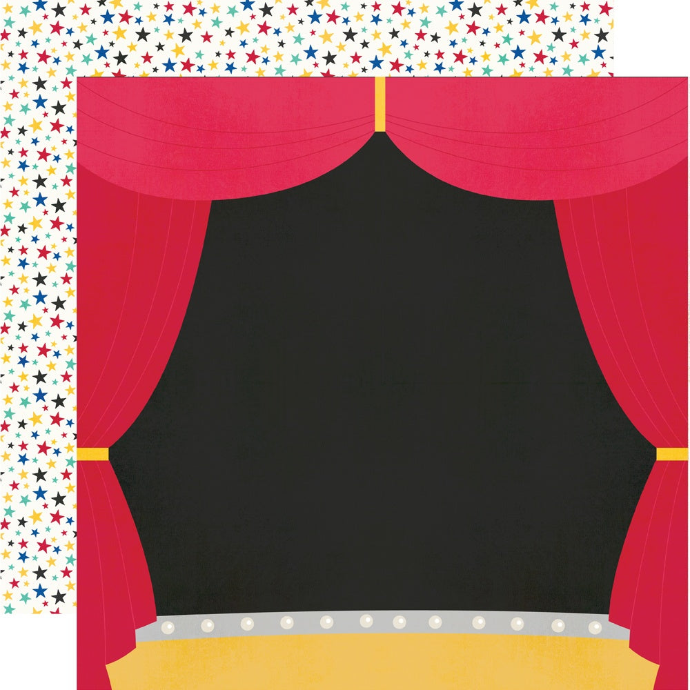 Say Cheese Tinseltown Double-Sided Cardstock 12"X12"-Elements 2