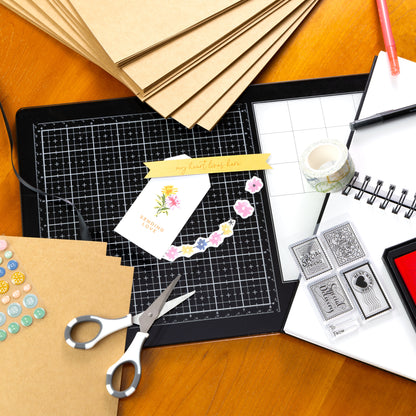 Harmony Hues 65# Cardstock 12"X12" 50/Pkg-Kraft