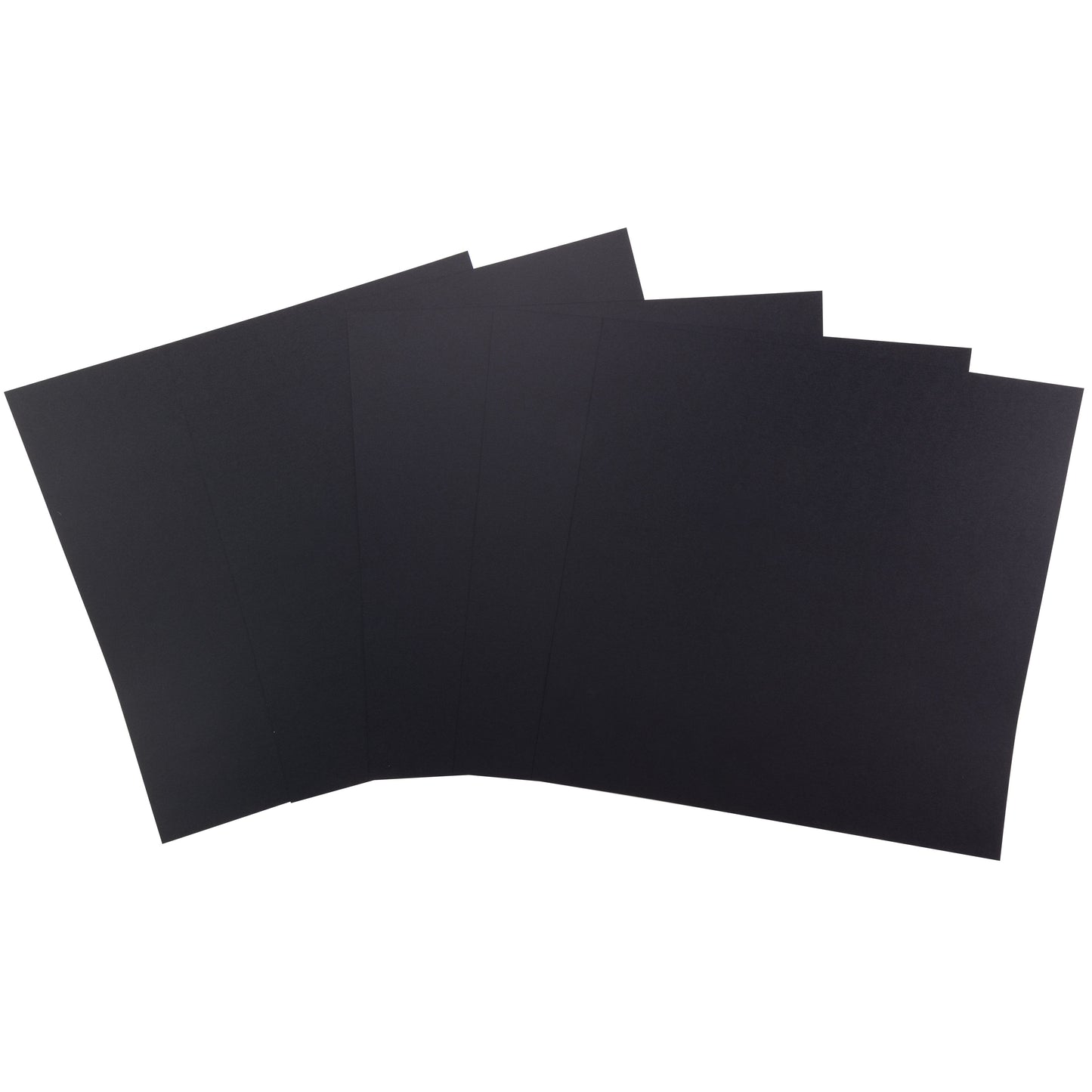 Harmony Hues 65# Cardstock 12"X12" 50/Pkg-Midnight Black