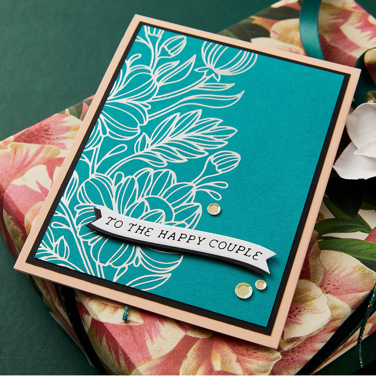 Spellbinders Glimmer Plate & Die Set-Curved Everyday Sentiments