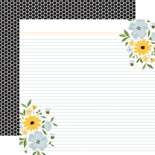 Happy As Can Bee Double-Sided Cardstock 12"X12"-Select Style