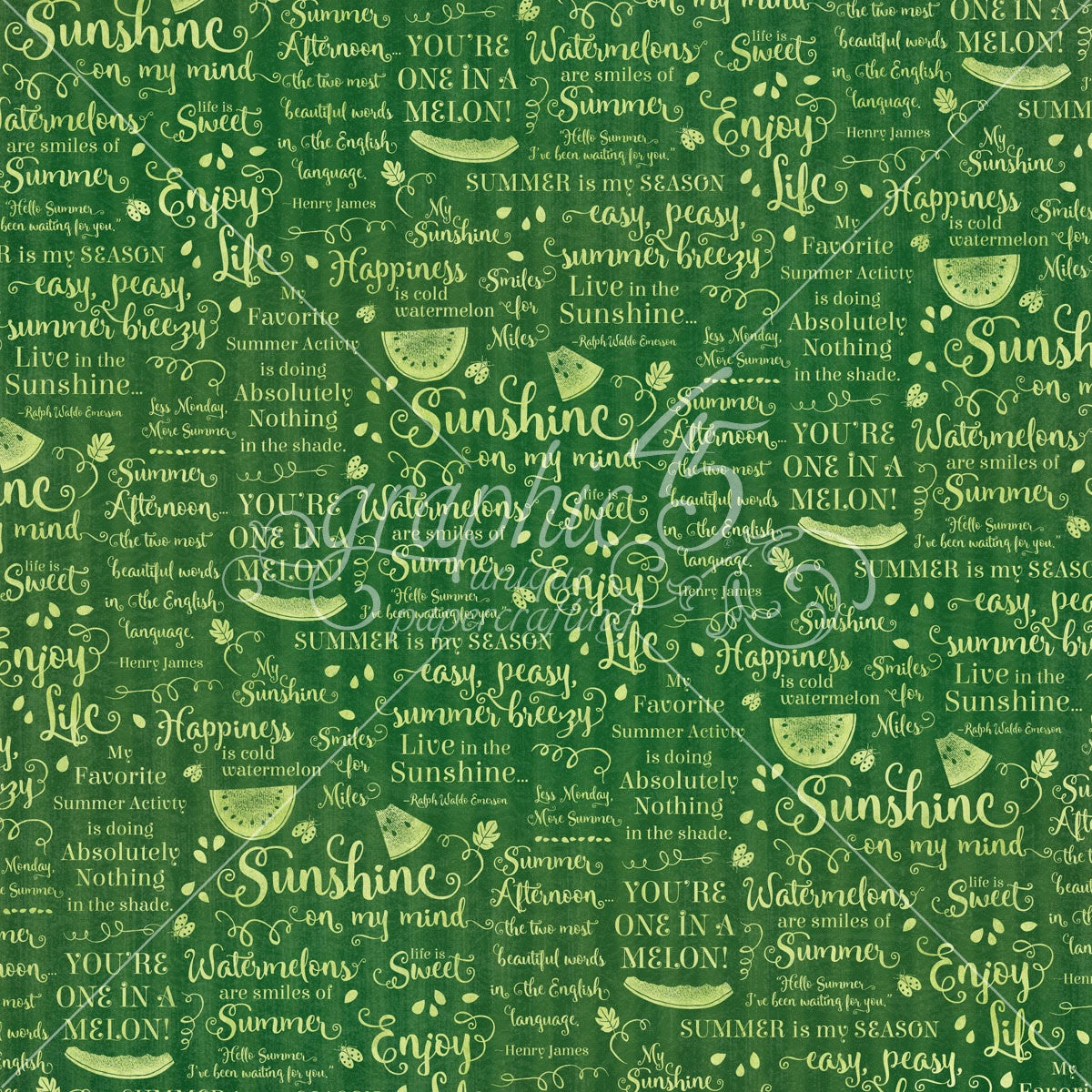 Sunshine On My Mind Double-Sided Cardstock 12"X12"-Select Style