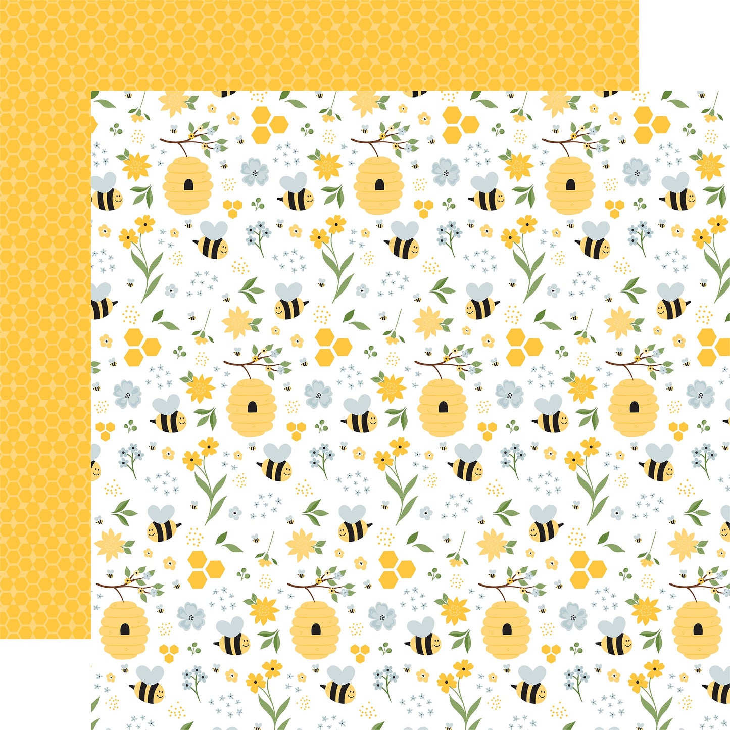 Happy As Can Bee Double-Sided Cardstock 12"X12"-Select Style