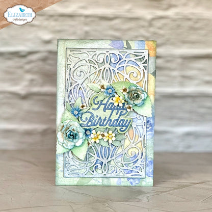 Elizabeth Craft Metal Die-Layered Greetings 1