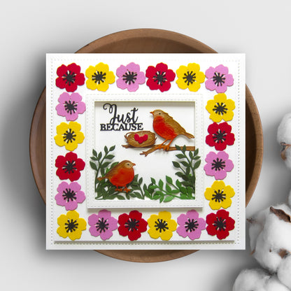 Creative Expressions Craft Die By Sue Wilson-Wild Roses, Finishing Touches