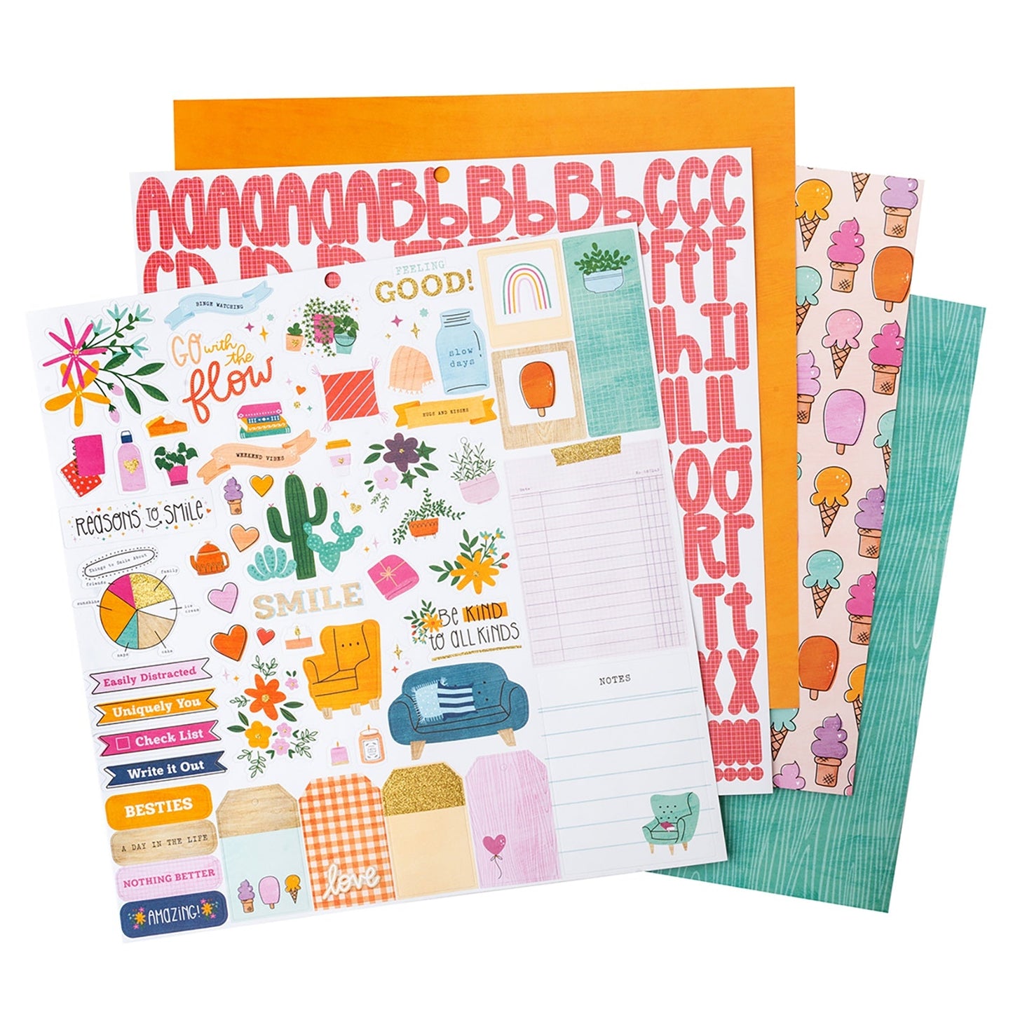 Shimelle Reasons To Smile Project Pad 12"X12"-24 Sheets