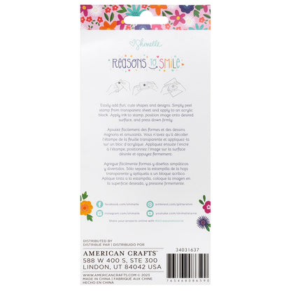 Shimelle Reasons To Smile Acrylic Stamp Set-10/Pkg