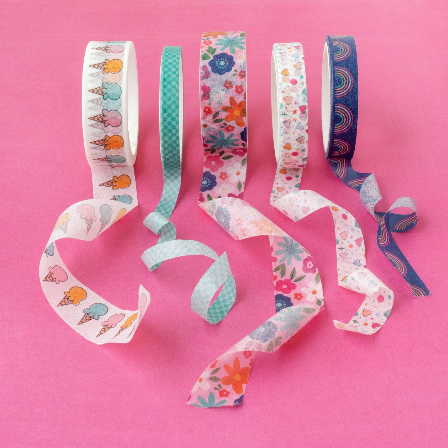 Shimelle Reasons To Smile Washi Tape-8 Pieces