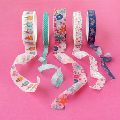 Shimelle Reasons To Smile Washi Tape-8 Pieces
