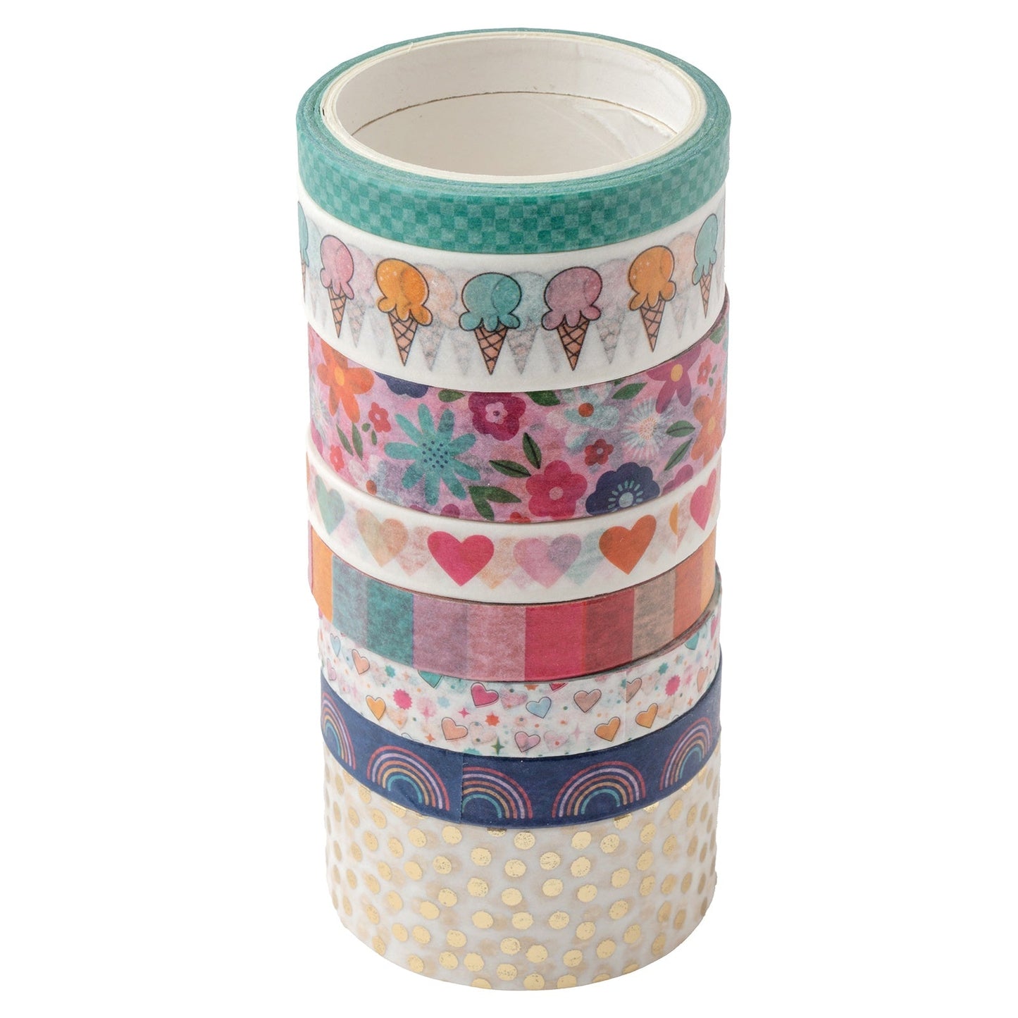 Shimelle Reasons To Smile Washi Tape-8 Pieces