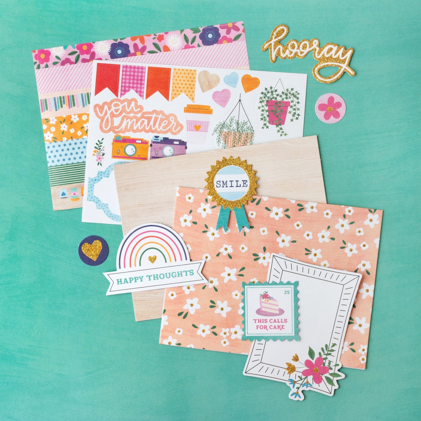 Shimelle Reasons To Smile Card Making Kit-Makes 20
