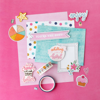 Shimelle Reasons To Smile Card Making Kit-Makes 20