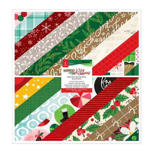 Vicki Boutin Wrapped In Ribbons Paper Pad 12"X12"-48 Sheets