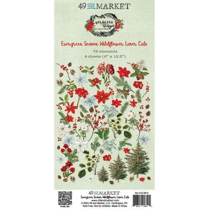 49 And Market Laser Cut Outs-Wildflowers, Evergreen Season