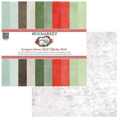 49 & Market Collection Pack 12"X12"-Evergreen Season Foundations