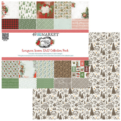 49 & Market Collection Pack 12"X12"-Evergreen Season