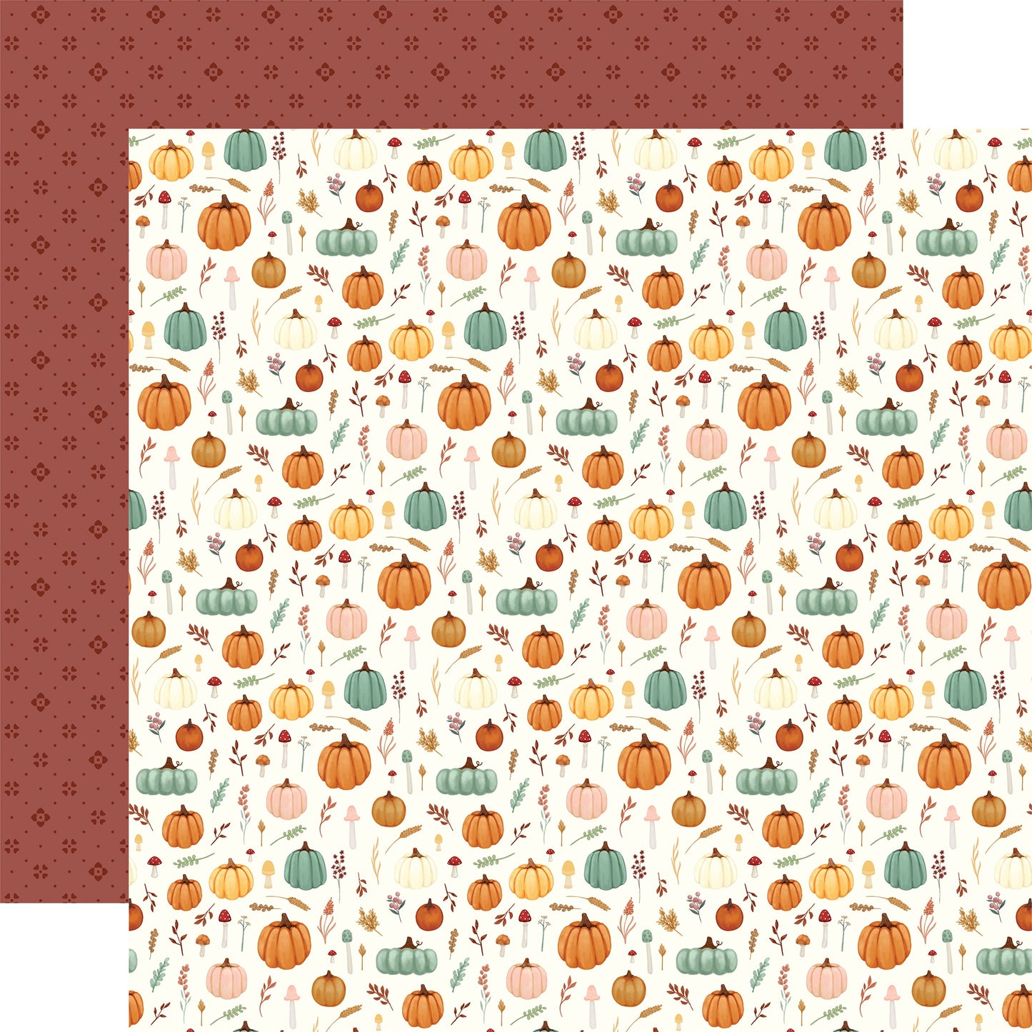 Harvest Double-Sided Cardstock 12"X12"-