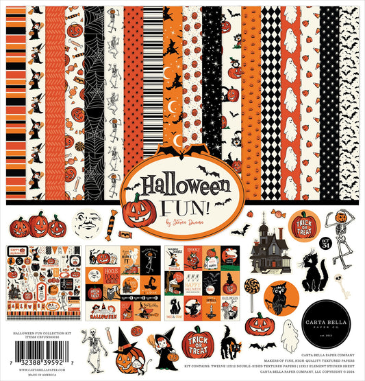 Carta Bella Collection Kit 12"X12"-Halloween Fun