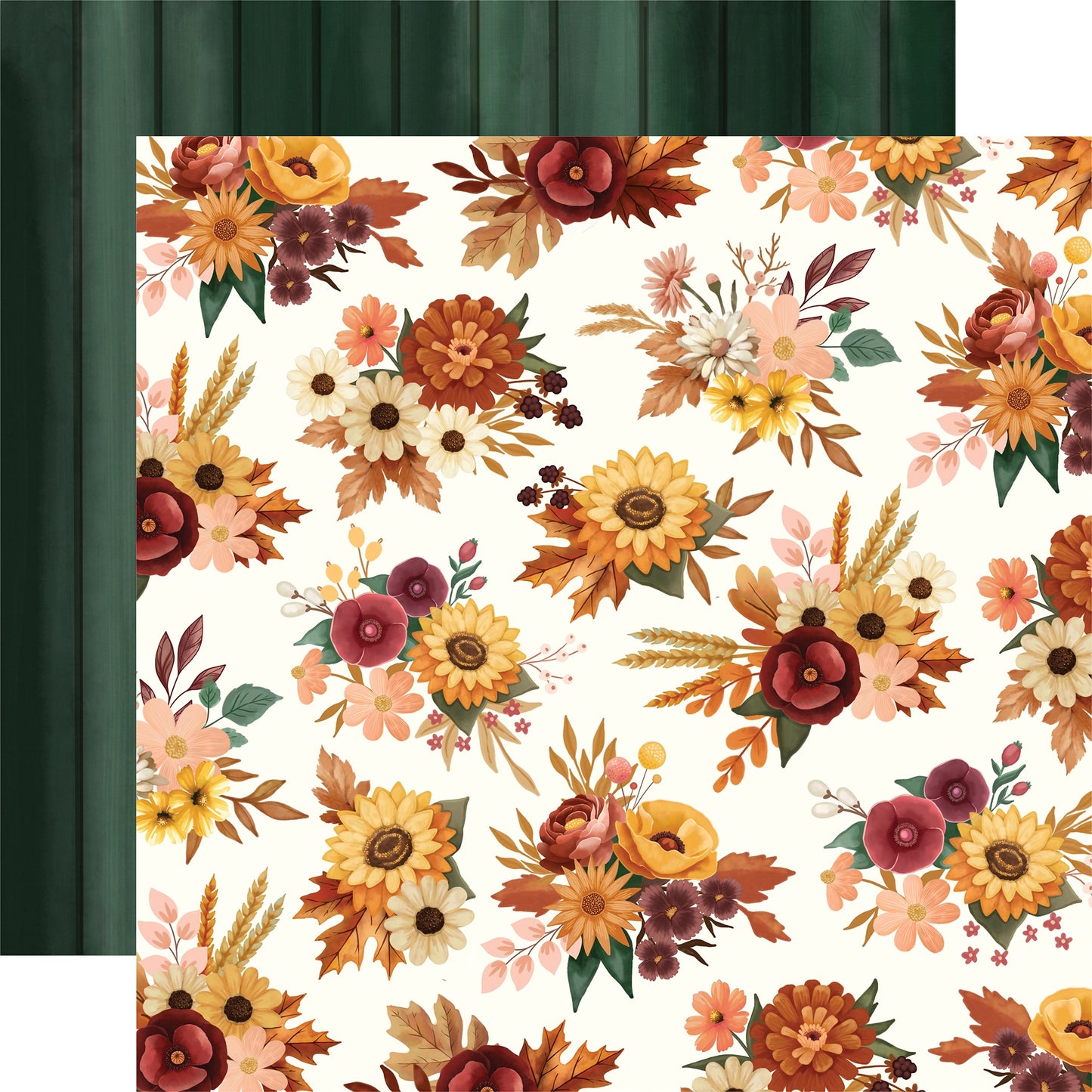 Harvest Double-Sided Cardstock 12"X12"-