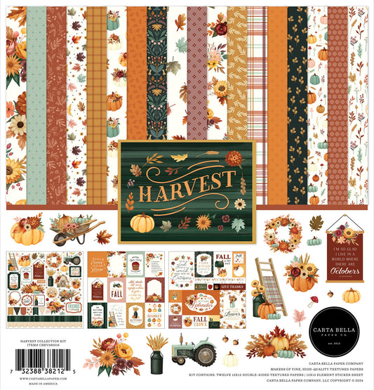 Carta Bella Collection Kit 12"X12"-Harvest